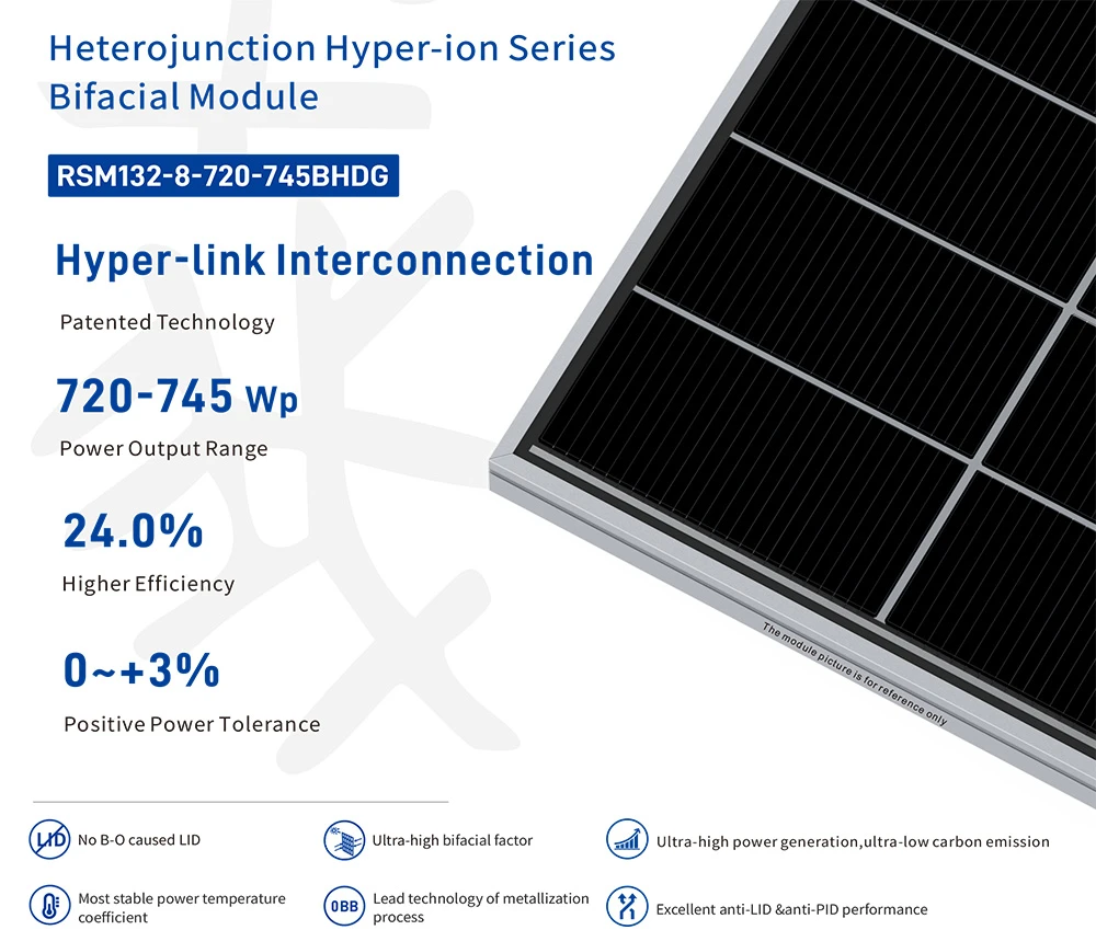 730W Bifacial Solar Panel 730W Bifacial Solar Panel