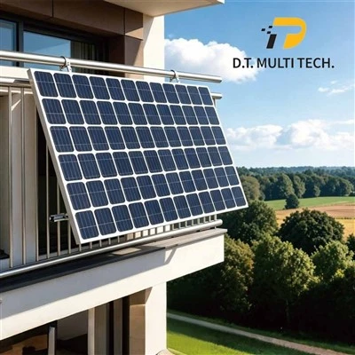 Staffa solare per balcone